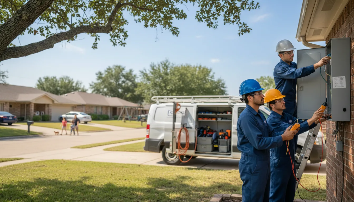 Certified electrician providing emergency electrical services in Bechtelsville, PA